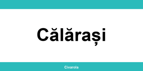 Serviciul de Stare Civilă Călărași: programare online