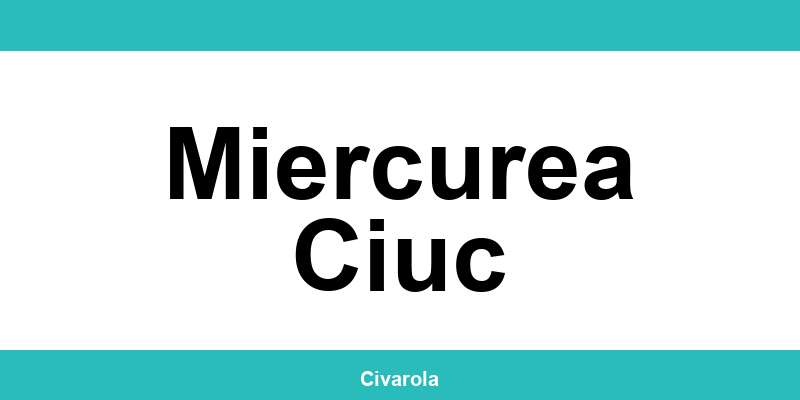 Serviciul de Stare Civilă Miercurea Ciuc: programare online