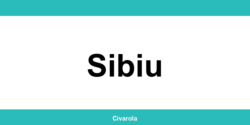 Serviciul de Stare Civilă Sibiu: programare online