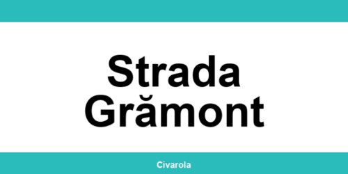 Serviciul de Stare Civilă Strada Grămont: programare online