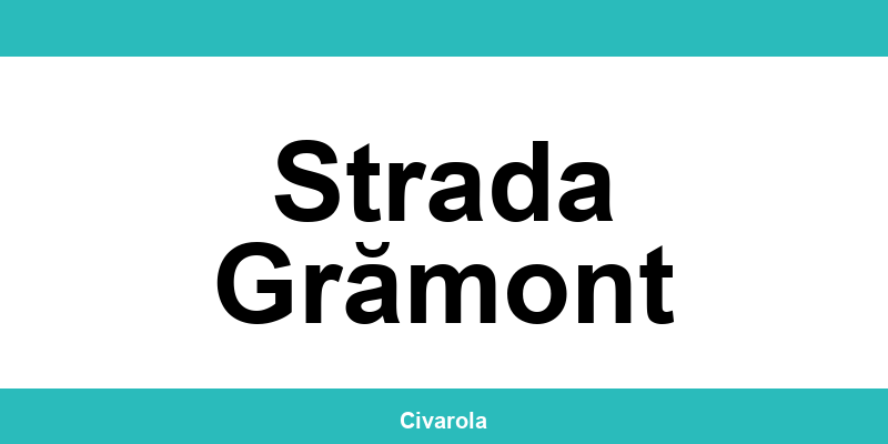 Serviciul de Stare Civilă Strada Grămont: programare online
