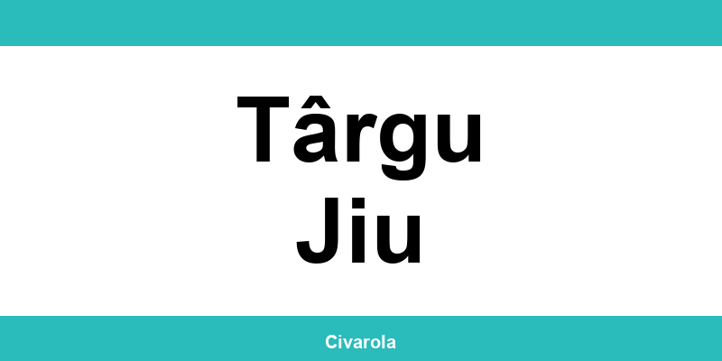 Serviciul de Stare Civilă Târgu Jiu: programare online