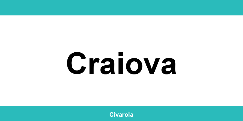 Serviciul de Stare Civilă Craiova: programare online