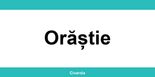 Serviciul de Stare Civilă Orăștie: programare online