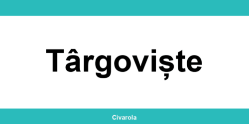 Serviciul de Stare Civilă Târgoviște: programare online