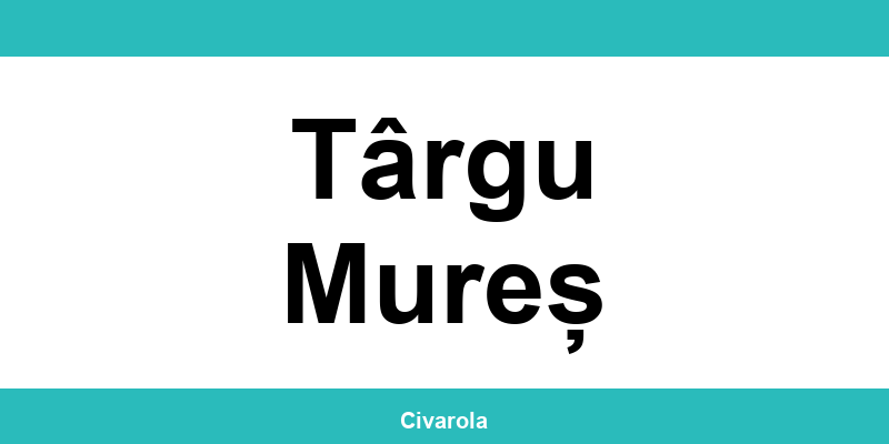 Serviciul de Stare Civilă Târgu Mureș: programare online